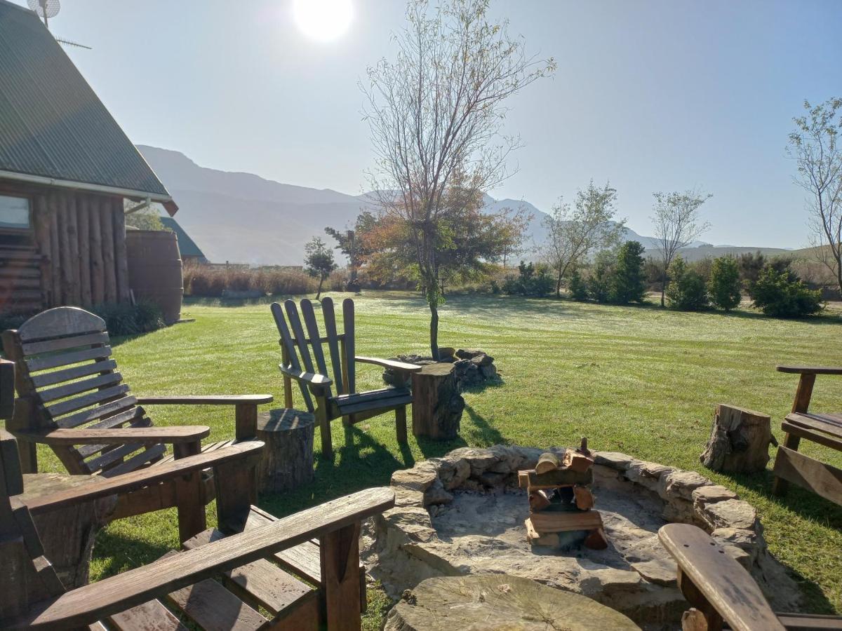 A Log Home At Buffalo Creek Swellendam Exterior photo