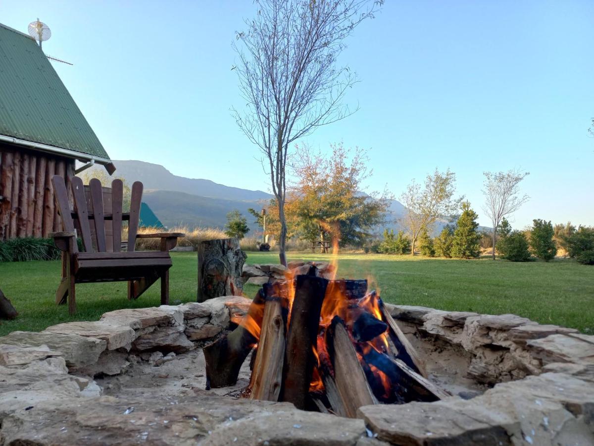 A Log Home At Buffalo Creek Swellendam Exterior photo