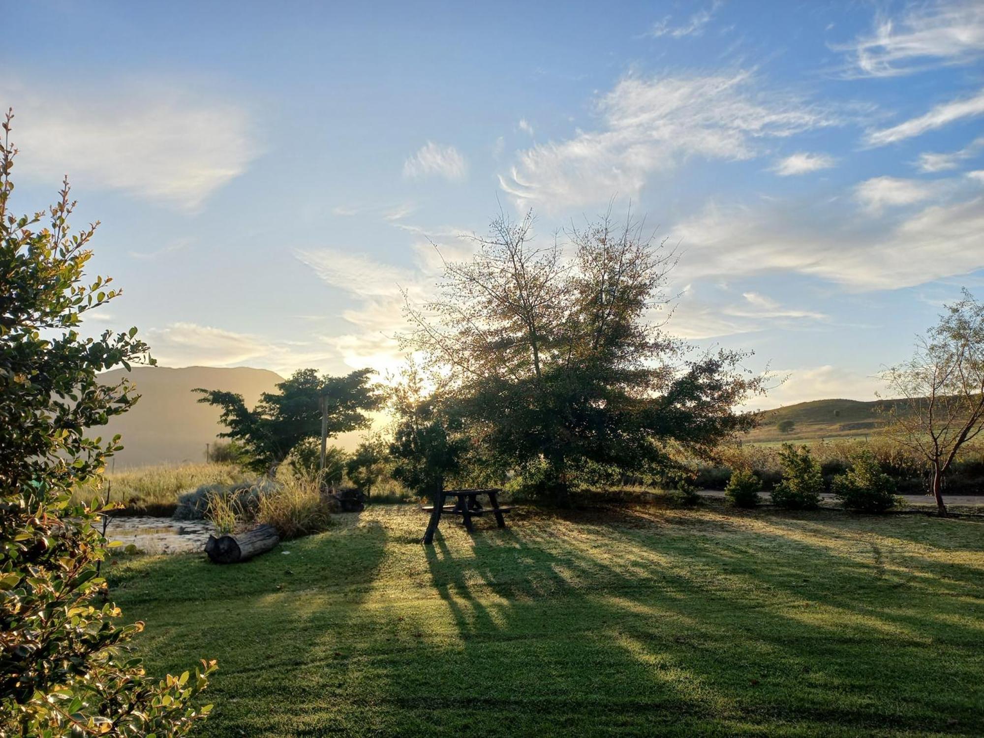 A Log Home At Buffalo Creek Swellendam Exterior photo