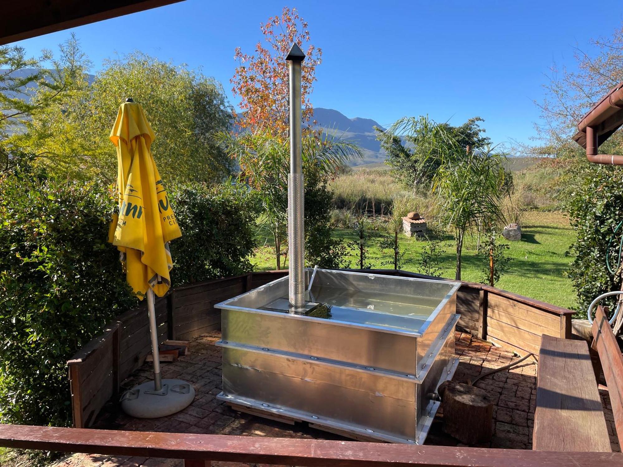 A Log Home At Buffalo Creek Swellendam Exterior photo